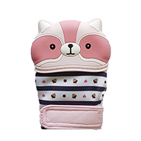 Варежка грызунок енот розовый