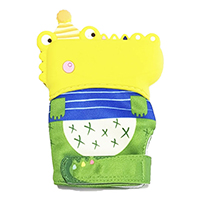 Варежка грызунок крокодил желтый