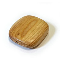 Квадрат с продольным отверстием 20*20  мм можжевеловый (9495)