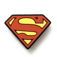 Знак супермен красный