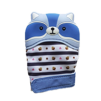 Варежка грызунок енот синий