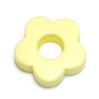 Цветок с отверстием крем