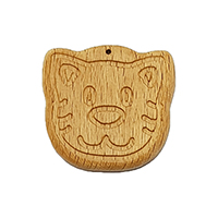 Подвеска Котик из бука