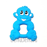 3D Обезьянка синяя