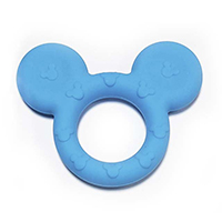 Микки на кольце голубой