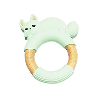 Лиса на кольце мята