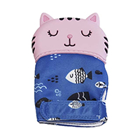 Варежка грызунок киска розовая