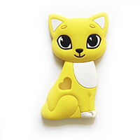 Кошка желтая