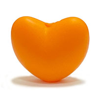 Сердечко оранжевое
