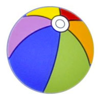 Мяч надувной мини Синий Мяч надувной мини Синий