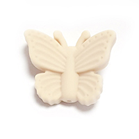 Бабочка 3D бежевая