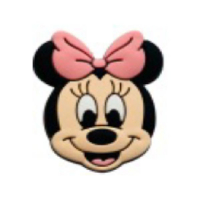 Голова Минни розовый