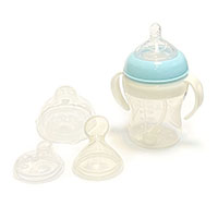 Бутылочка антиколиковая для кормления Голубая
