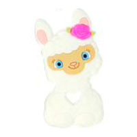 Лама с голубыми глазками Белая