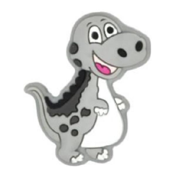 Динозаврик мини с сердечком Светло Серый Динозаврик мини с сердечком Светло Серый