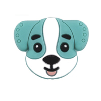 Голова собачки бирюза Голова собачки бирюза