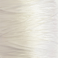 Шнур атласный белый 1 метр Шнур атласный белый 1 метр