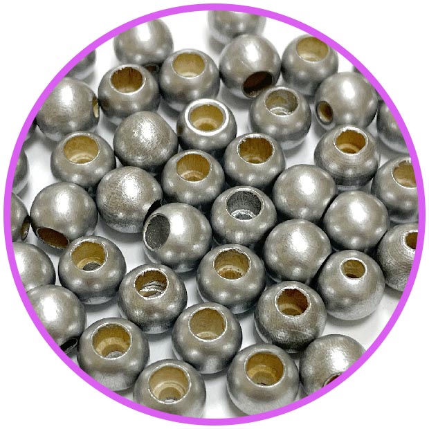 Бусина безопасности серебро 10 мм (германия, дерево)