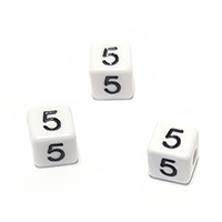 цифра 5 акрил