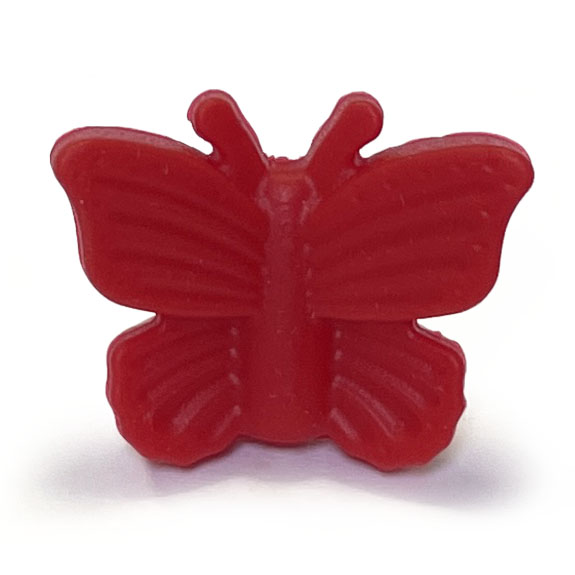Бабочка мини 2 Темно Красная