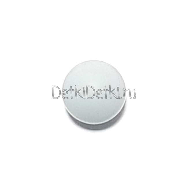 бусина Светло серая 15 мм