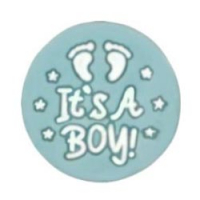 Бусина It's a Boy powder blue