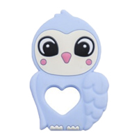 Сова с сердечком нежно голубой Сова с сердечком нежно голубой