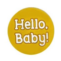 Бусина Hello Baby mustard
