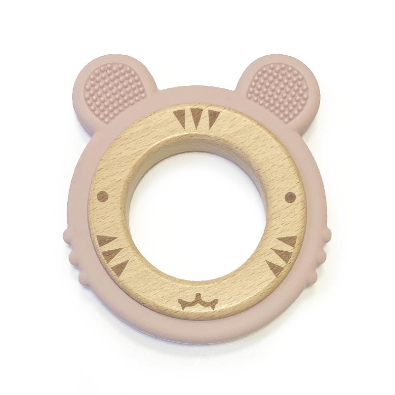 Тигр Пыльная роза на деревянном кольце