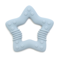 Прорезыватель звезда Серо голубой Прорезыватель звезда Серо голубой
