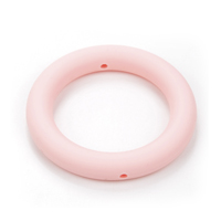 кольцо нежно розовое силиконовое