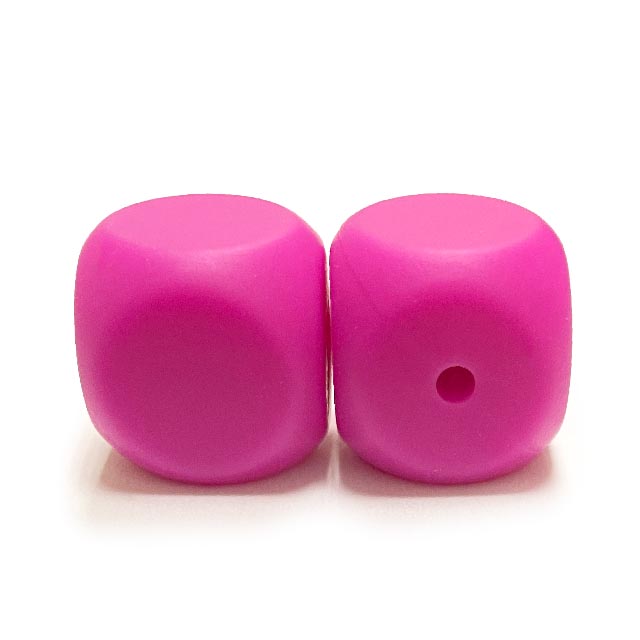 Кубик темно розовый силиконовый Кубик темно розовый силиконовый