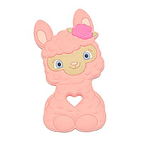 Лама с голубыми глазками Candy pink