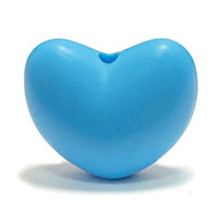 Сердечко голубое