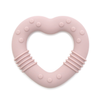 Прорезыватель сердце Пыльная роза Прорезыватель сердце Пыльная роза