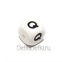 Силиконовая латинская буква Q