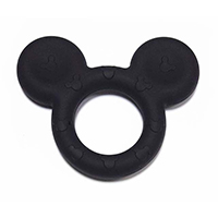 Микки на кольце черный