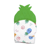 Варежка грызунок ананас зеленый Варежка грызунок ананас зеленый