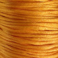 Шнур атласный оранжевый 1 метр