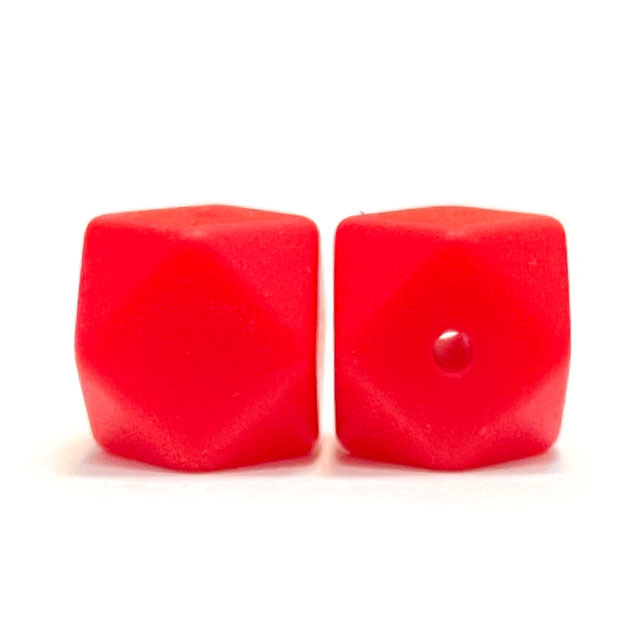 Мини многогранник ярко красный