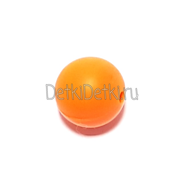 бусина Оранжевая 15 мм