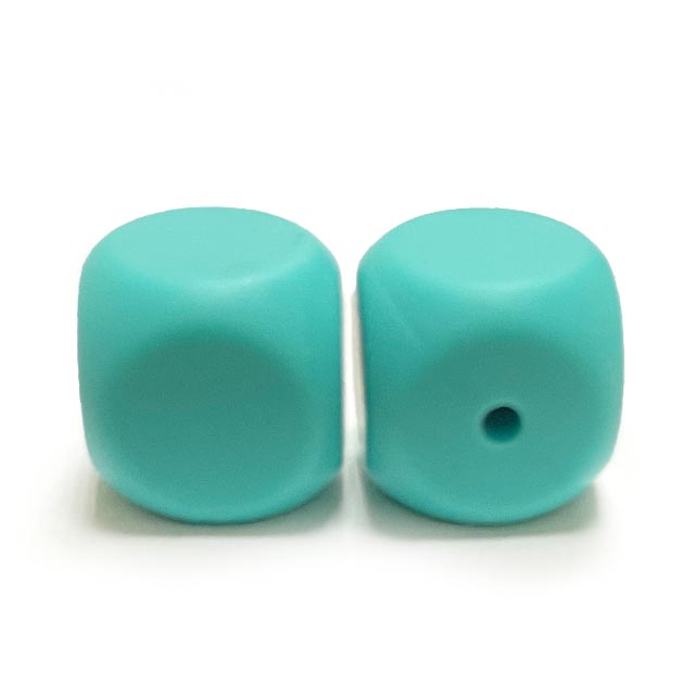 Кубик бирюза силиконовый Кубик бирюза силиконовый