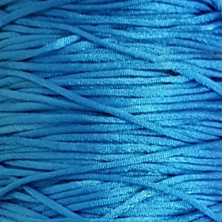Шнур атласный голубой 1 метр