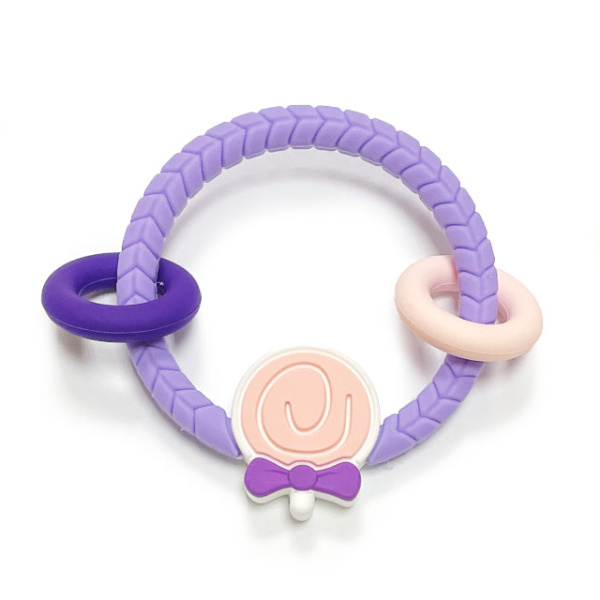 Грызунок браслет Фиолетовый Леденец