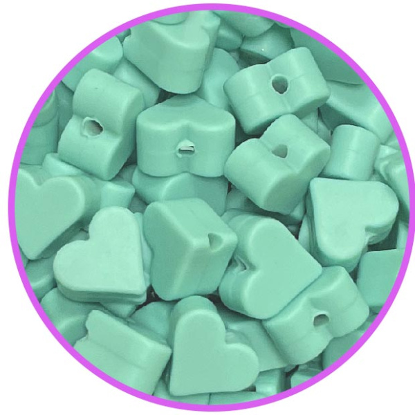 Сердечко мини Светлая Бирюза Сердечко мини Светлая Бирюза