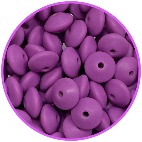 Линза 12 мм Орхидея силиконовая