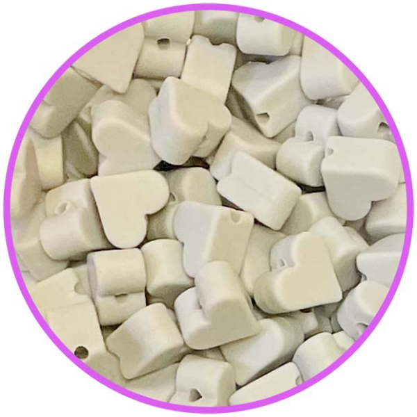 Сердечко мини Светло Серое