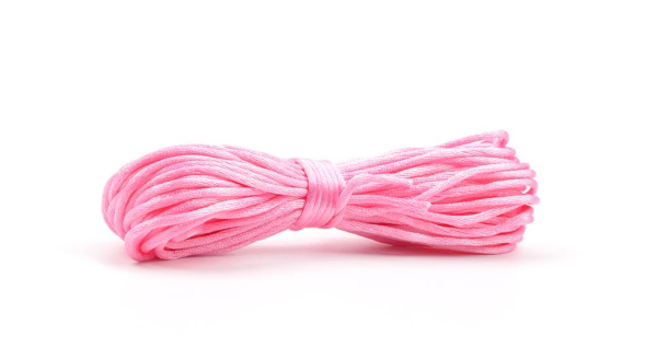 Шнур атласный Pink 1 метр