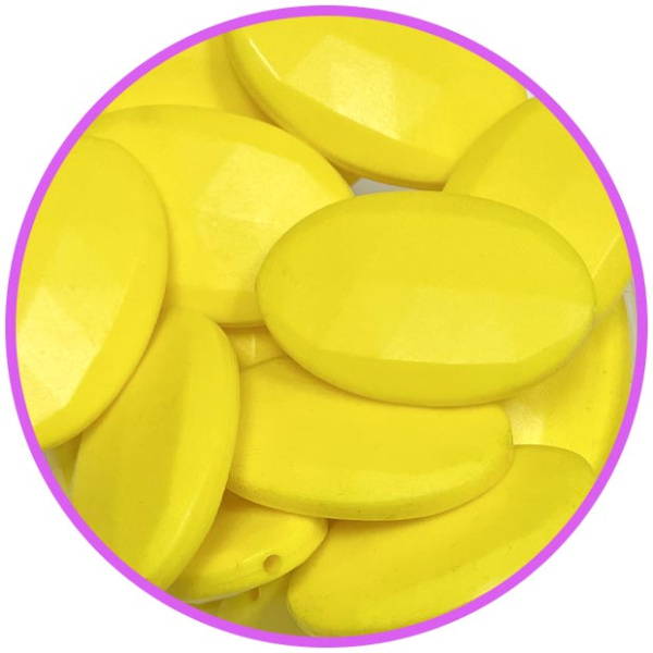 Овал желтый