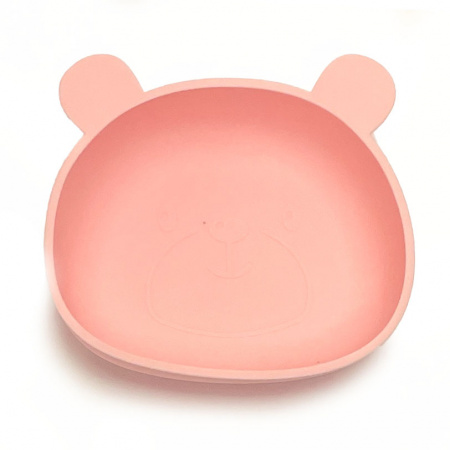 Тарелка Мишка Rose Quartz